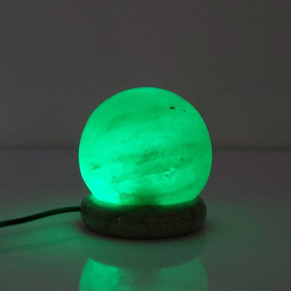 USB Colour Changing Himalayan Salt LED Lamp - Ball Shape