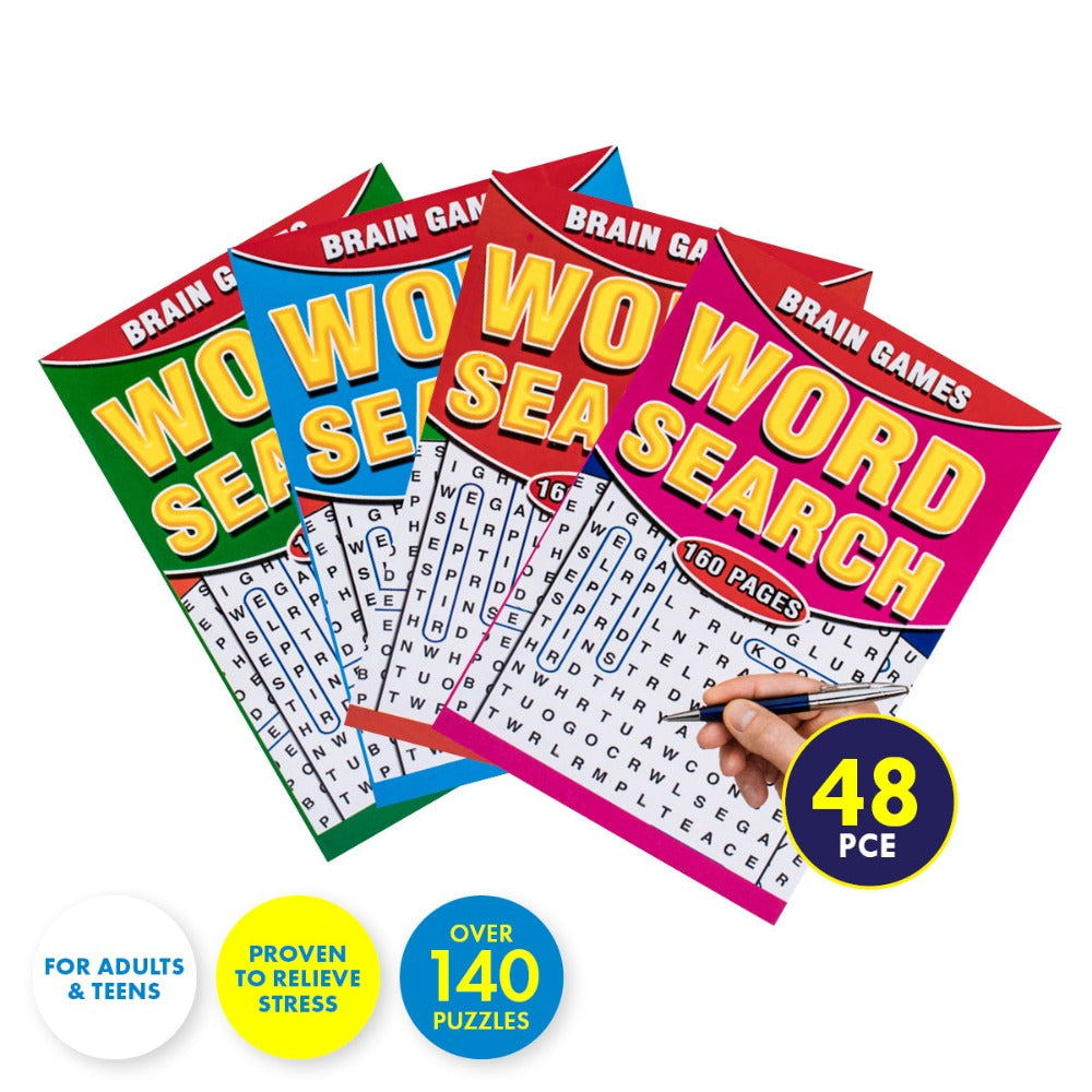 48 Nos A5 Word Search Activity Books 140 Puzzles 160 Pages V1