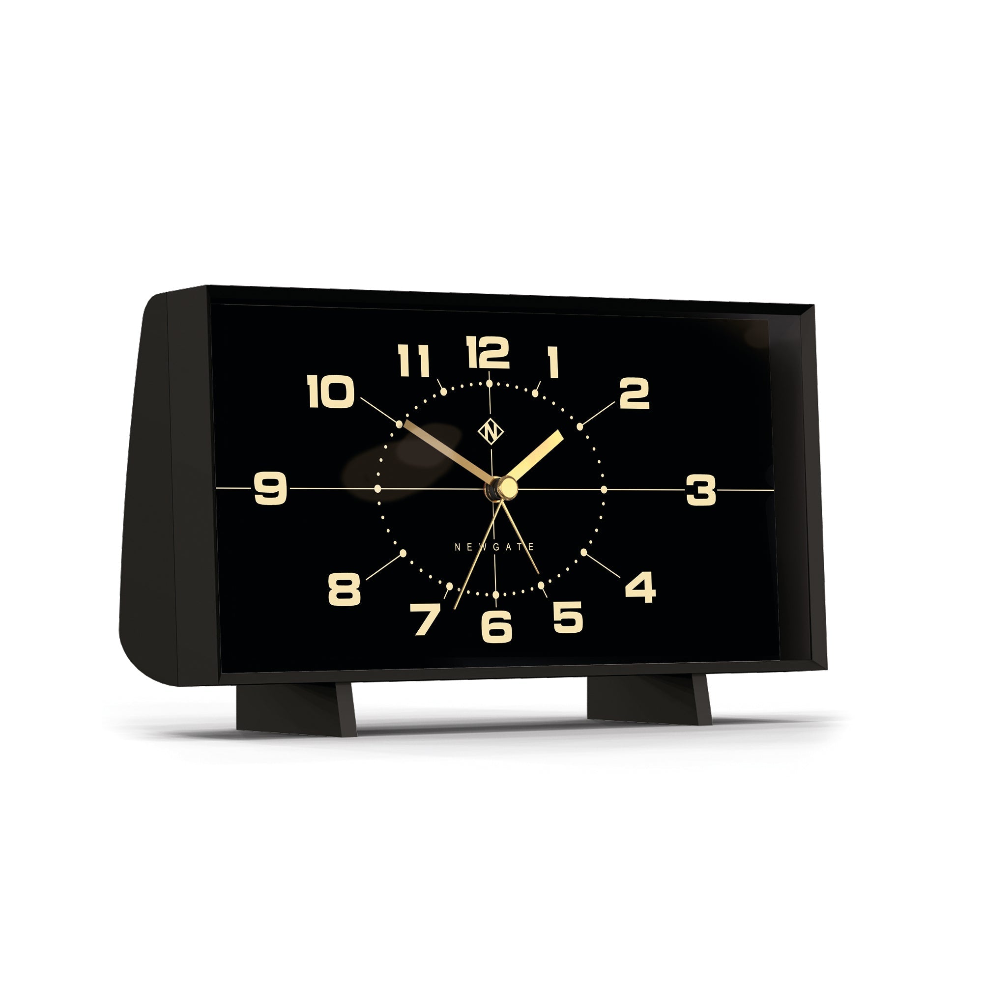 Newgate Wideboy Alarm Clock Black Face