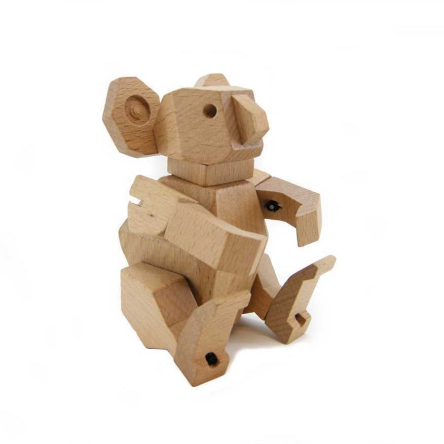 Wooden Koala With Flexible Limbs