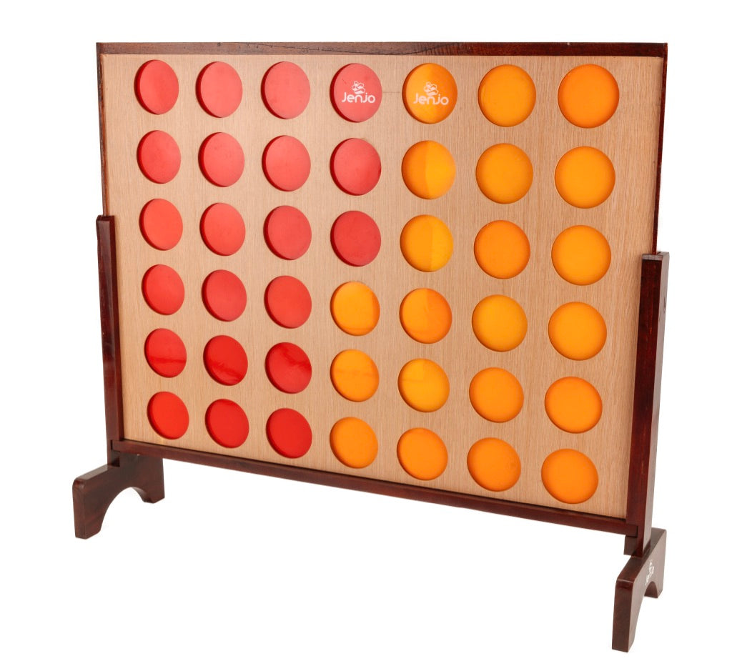 Giant Connect Four In A Row Game 120x109cm Hardwood