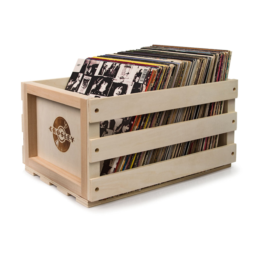 Crosley 5 In 1 Record Cleaning Set & Record Storage Crate Bundle