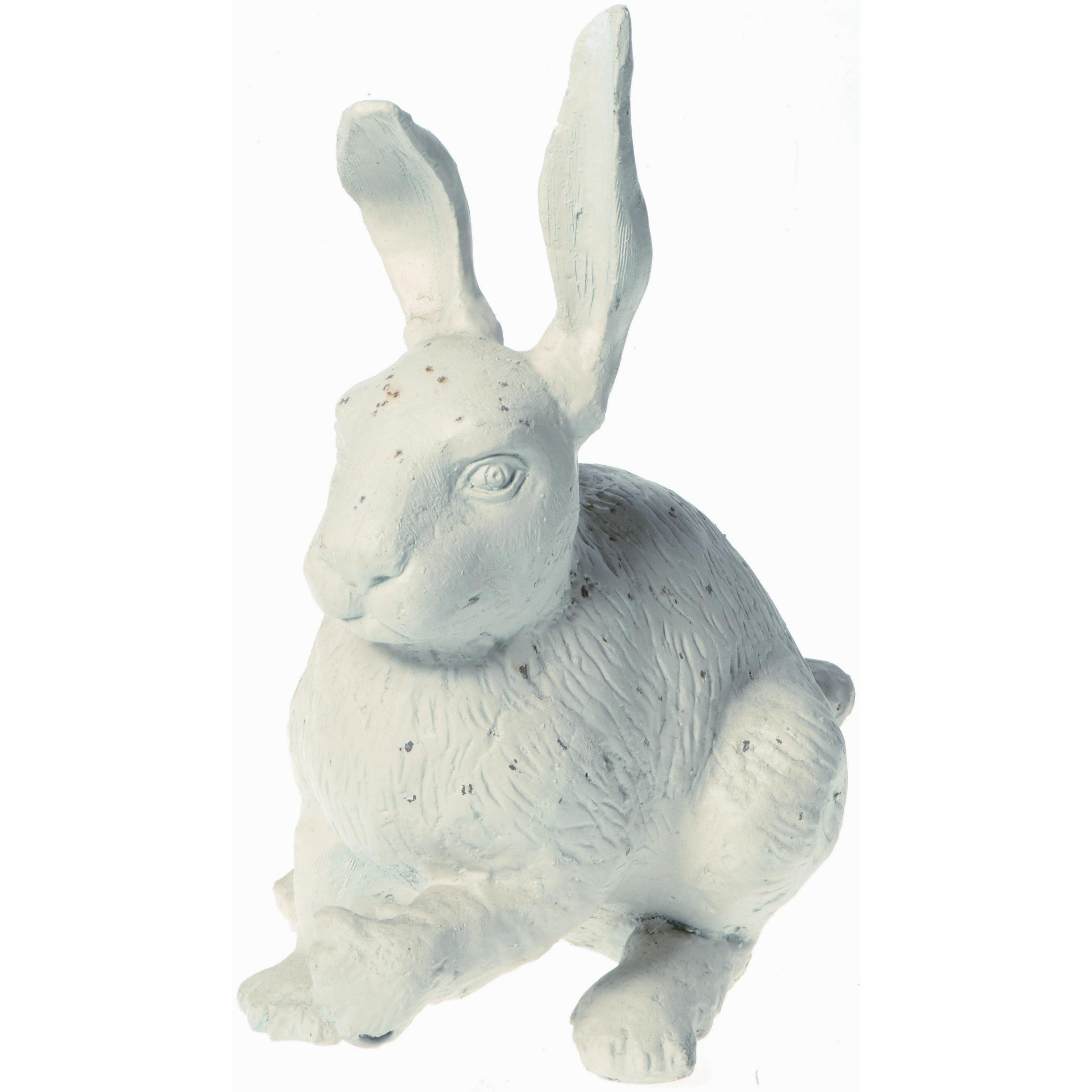 Playful Rabbit Cast Iron Statue Door Stopper (Available in 2 Colors)