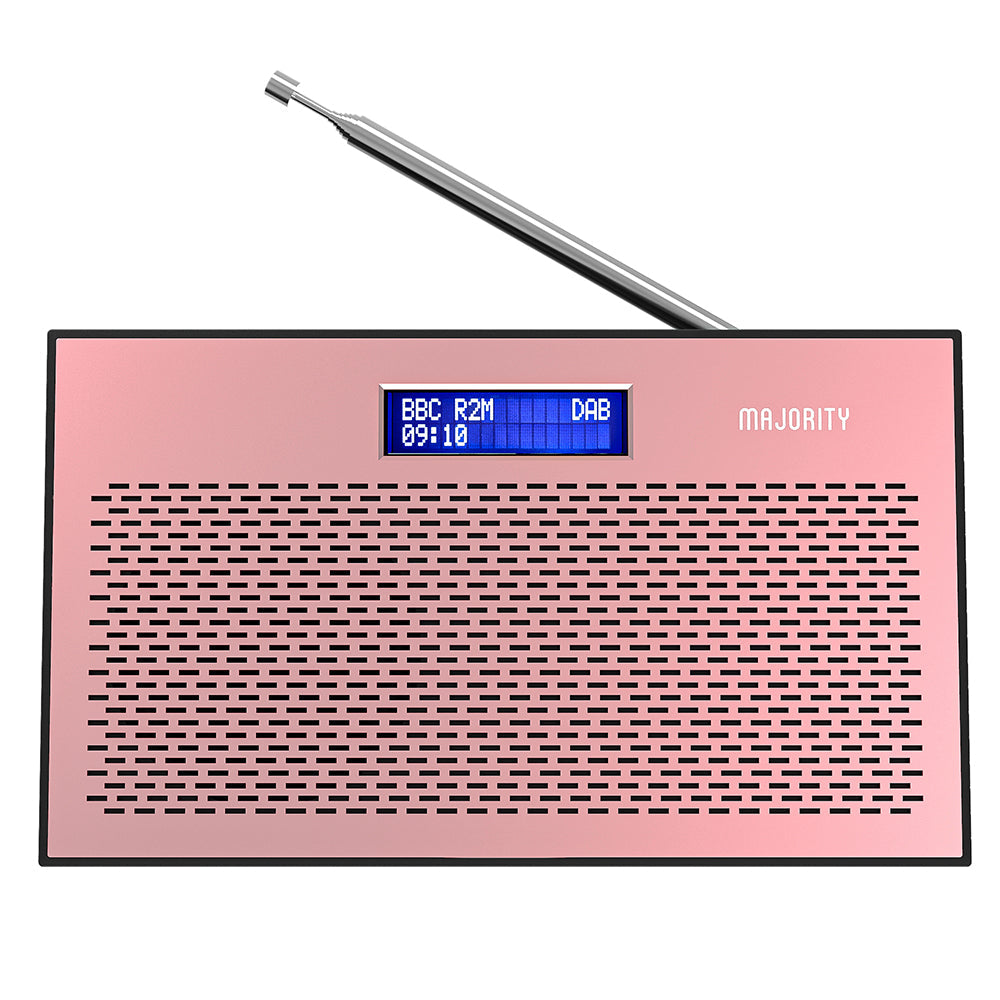 Majority Histon Compact DAB & FM Radio - Rose