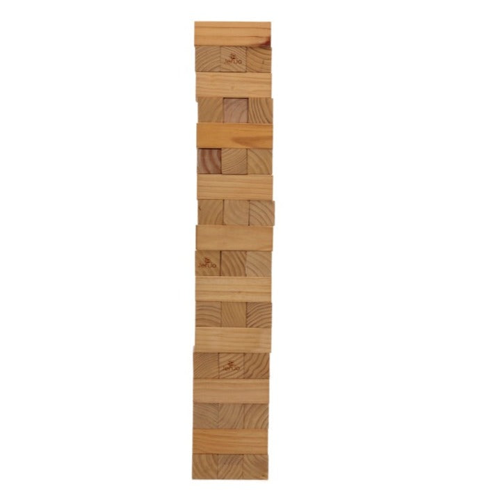 Deluxe Jenga Wooden Block Outdoor Game 54 Pieces - 127cm