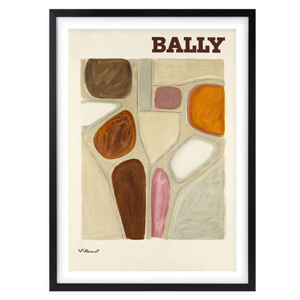 Bally 2 Large 105cm x 81cm Framed A1 Art Print