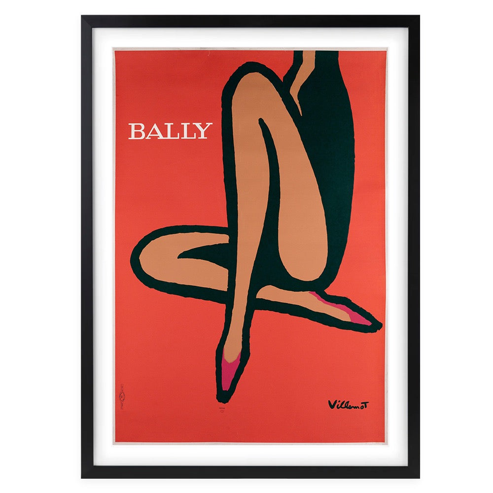 Bally 3 Large 105cm x 81cm Framed A1 Art Print