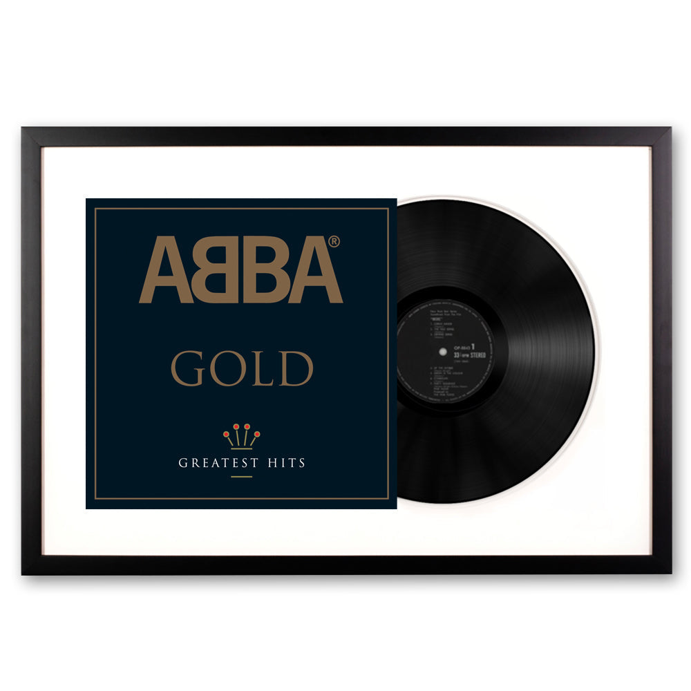 ABBA GOLD - DOUBLE Framed Vinyl Album Art