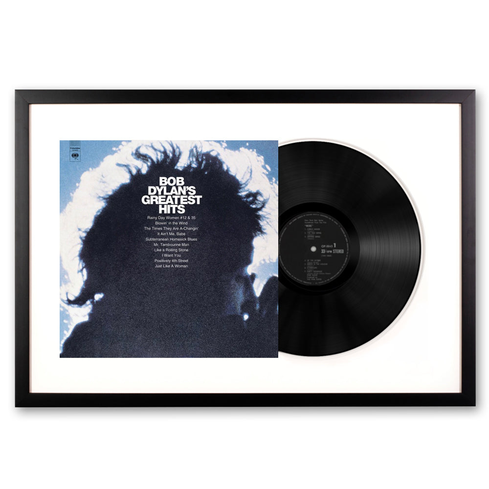 Bob Dylan Greatest Hits Framed Vinyl Album Art