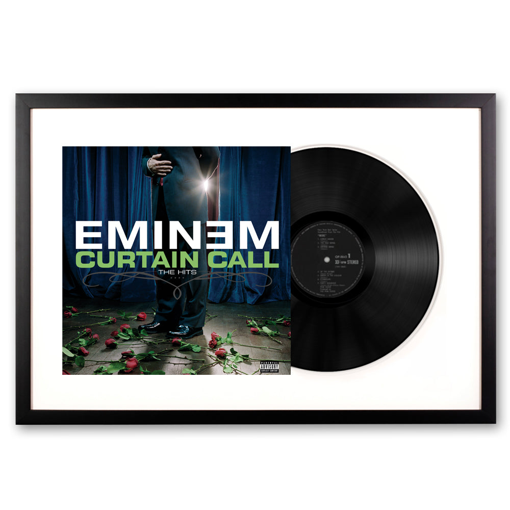 Eminem Curtain Call - Framed Vinyl Album Art