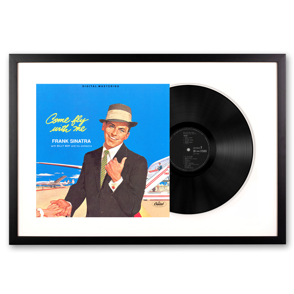 Frank Sinatra - Come Fly with Me - Framed Vinyl Album Art