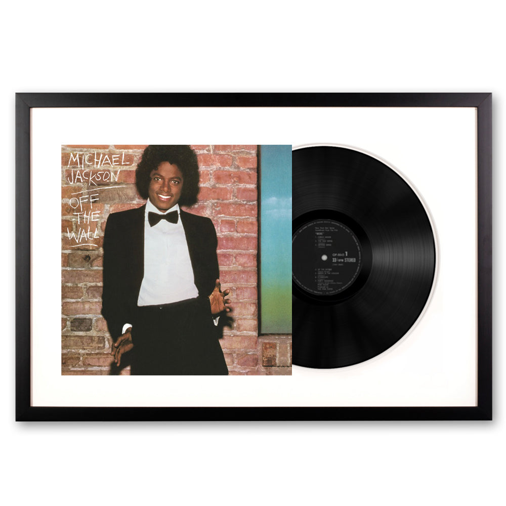 Michael Jackson Off the Wall Framed Vinyl Album Art