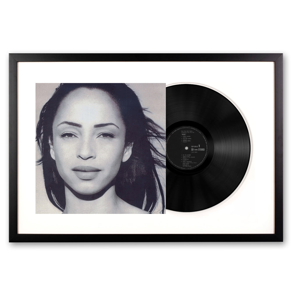 Sade the Best of Sade Framed Vinyl Album Art