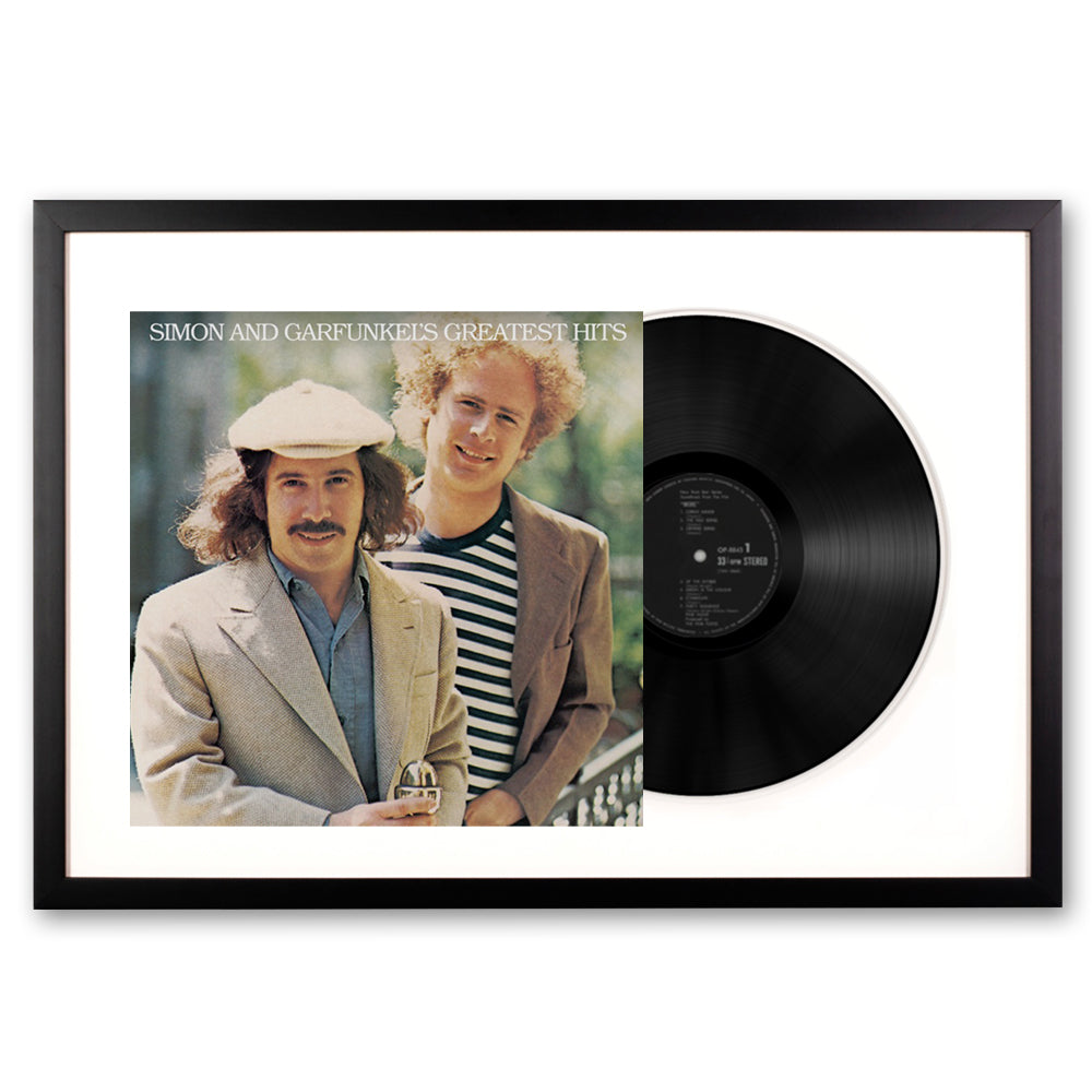 Simon & Garfunkel Greatest Hits Framed Vinyl Album Art