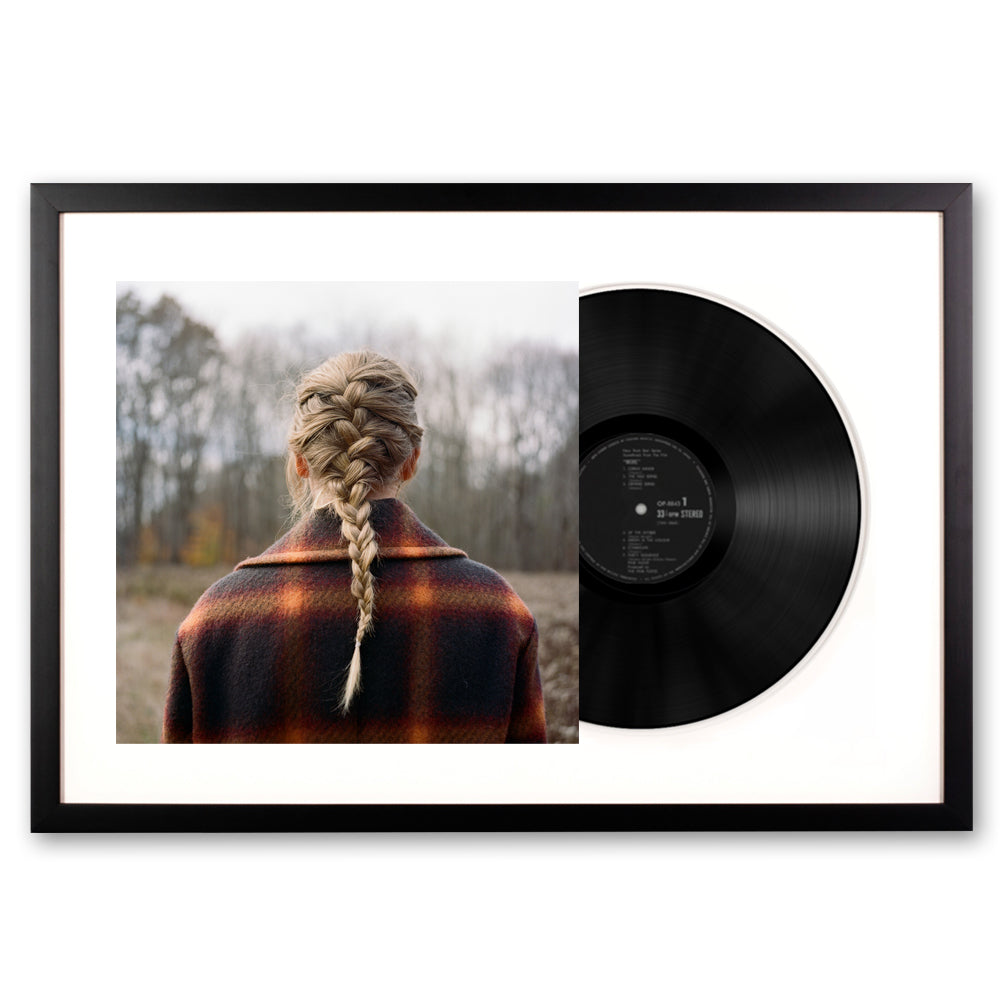 Taylor Swift - Evermore - Framed Vinyl Album Art