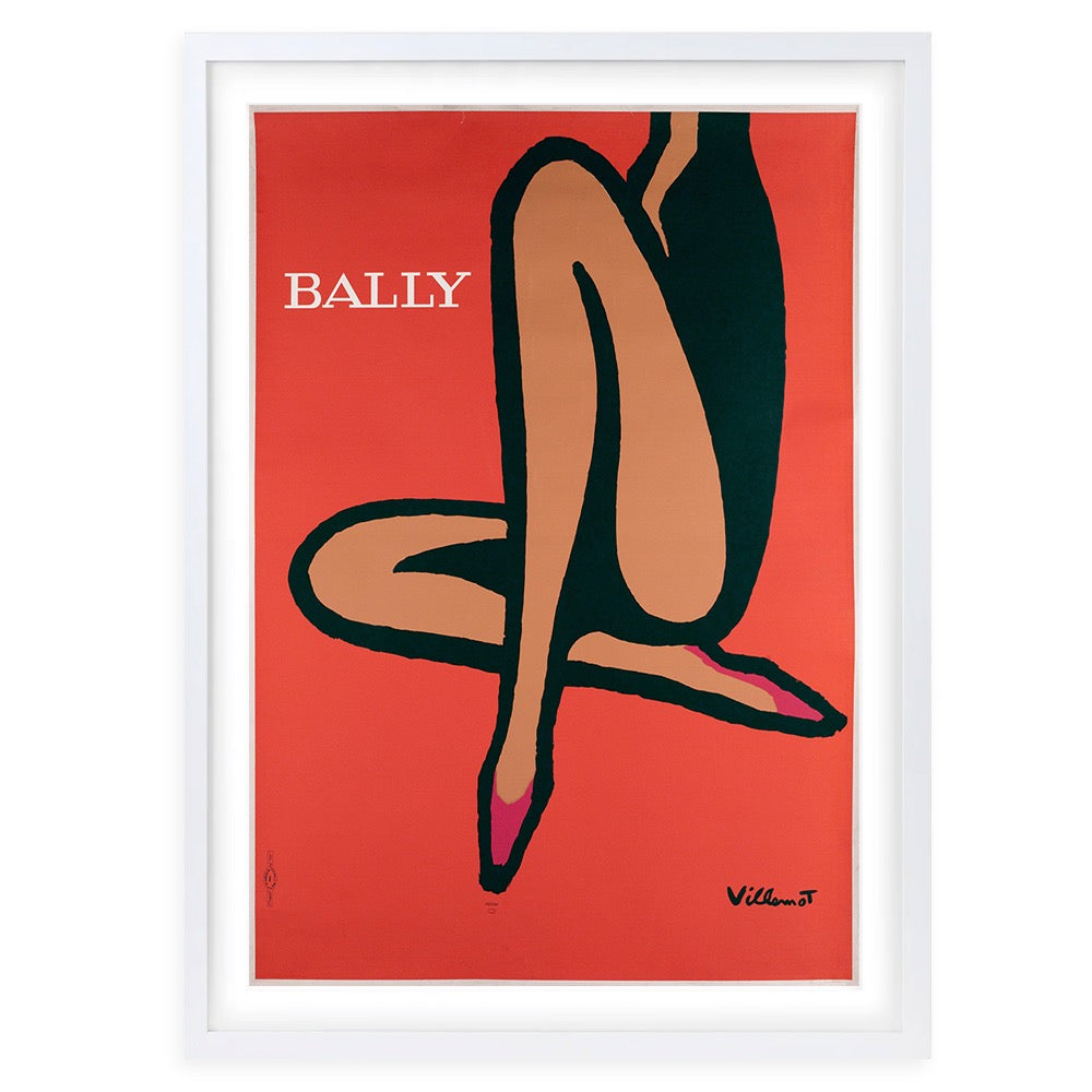 Bally 3 Large 105cm x 81cm Framed A1 Art Print