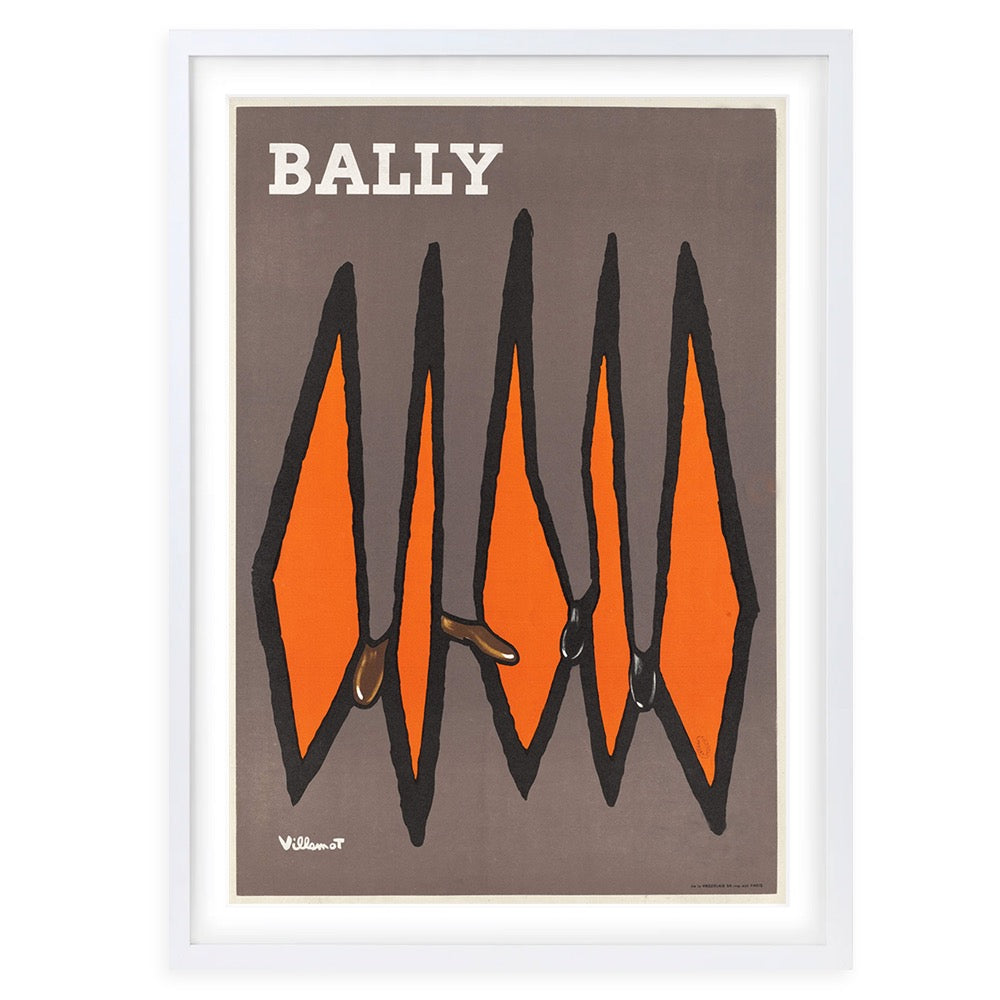 Bally 4 Large 105cm x 81cm Framed A1 Art Print