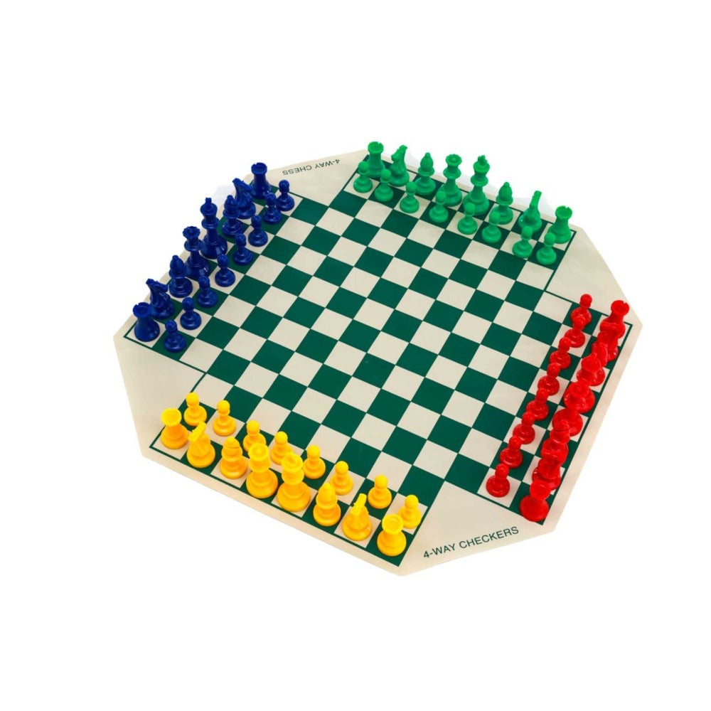 Chess Octagon Board 4 Player Set