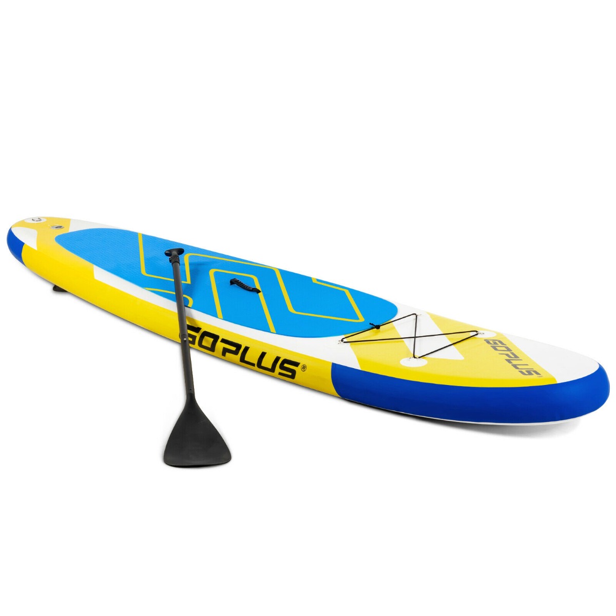 Lightweight 15 cm Thick Stand Up Paddle with Adjustable Paddle for All Skill Levels