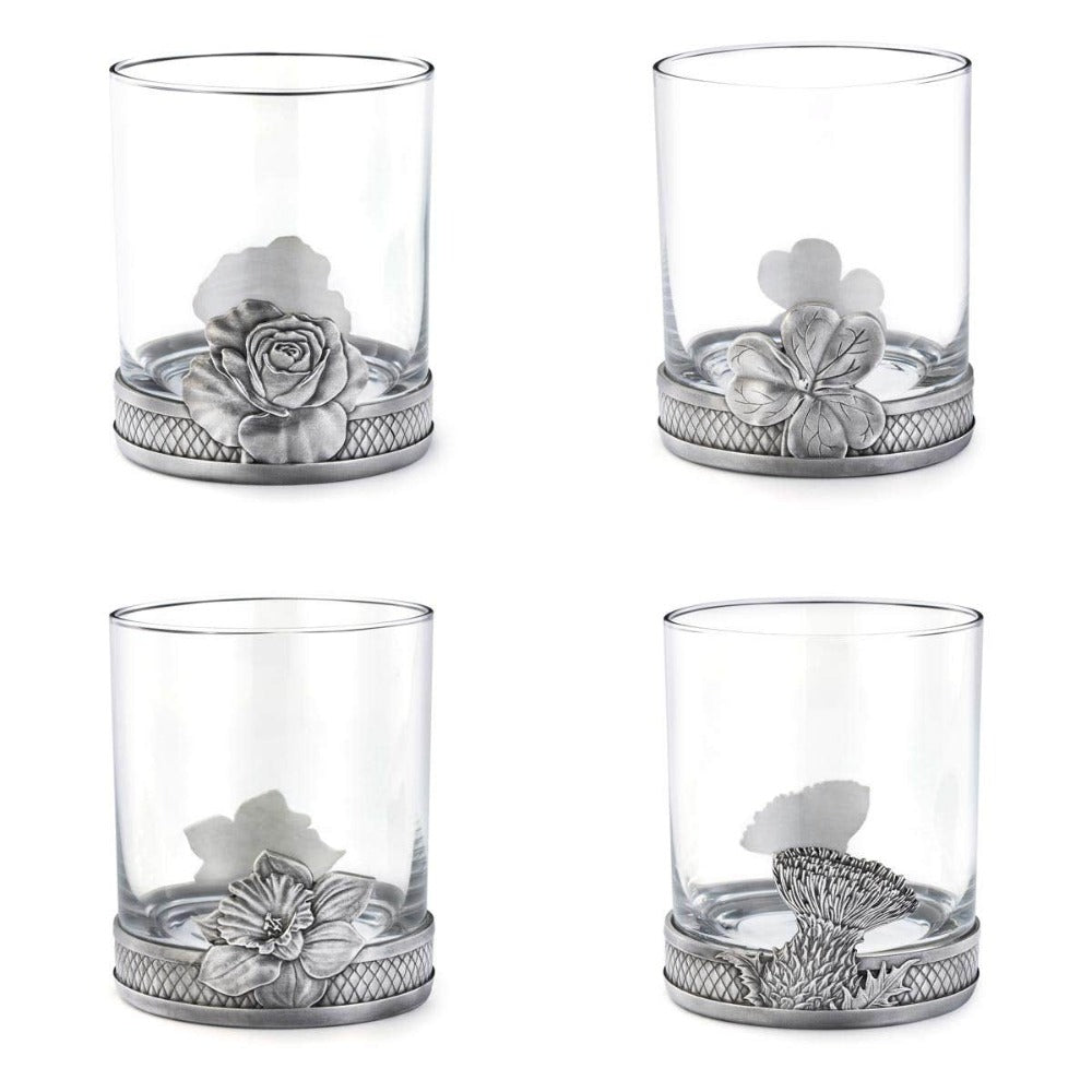 Royal Selangor Woodland Pewter Whisky Tumbler - Set of 4