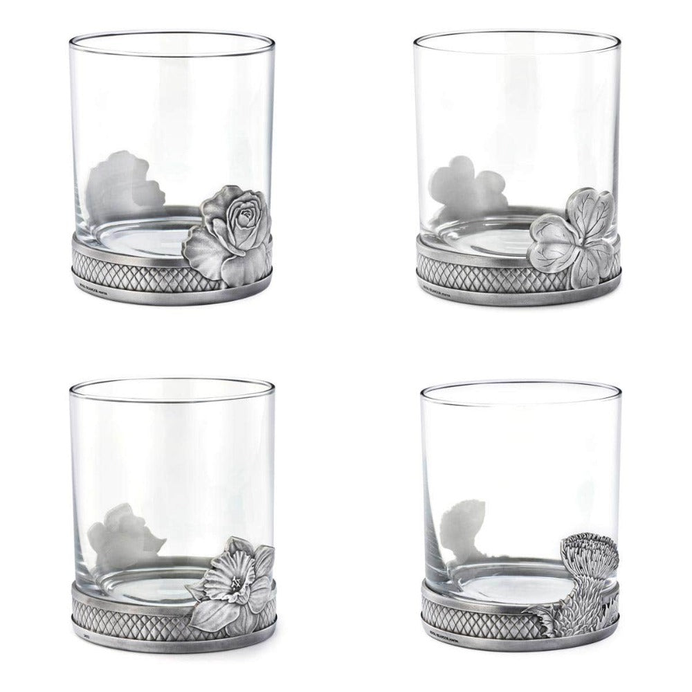 Royal Selangor Woodland Pewter Whisky Tumbler - Set of 4