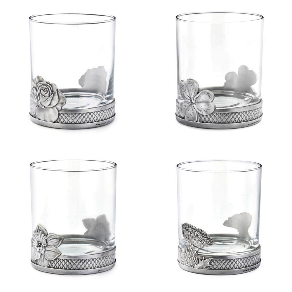 Royal Selangor Woodland Pewter Whisky Tumbler - Set of 4