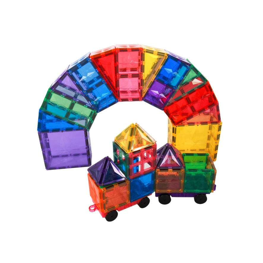 Magnetic Rainbow Tiles 182pcs